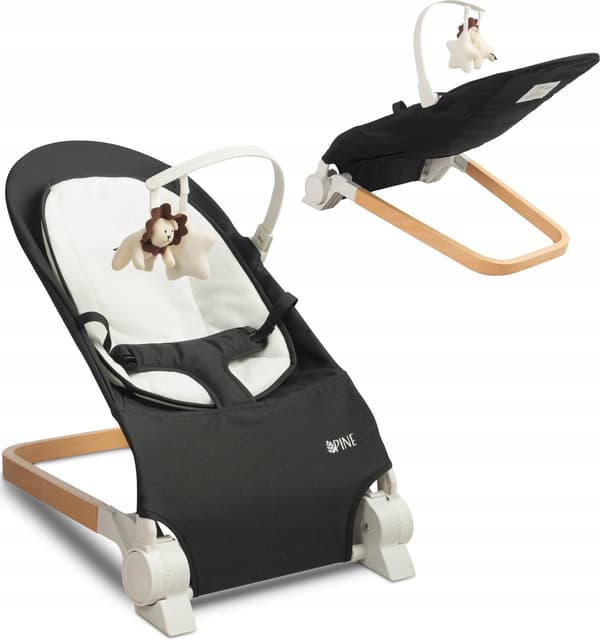 Caretero LOUNGER PINE BLACK