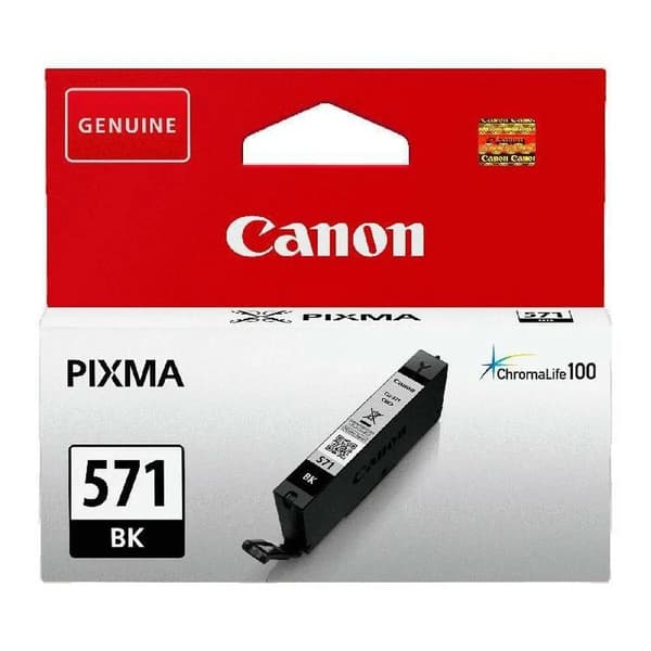 Canon blækpatron CLI-571BK - Sort