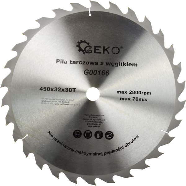 SAHANTERÄ WIDIA 450*32*30z /B