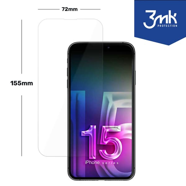 3MK HardGlass iPhone 15 Pro Max 6.7\"