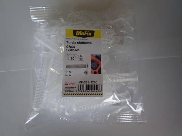 PLASTIKNETHULSTER TIL LIV 12*80MM 20STK