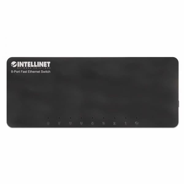 Intellinet 561730 Switch 8p Fast Ethernet, skrivbordsmodell