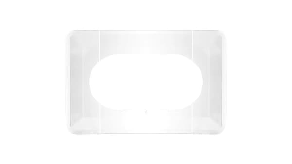 Zamel Väggskydd dubbel. OSX-220 transparent (YNS1000036)