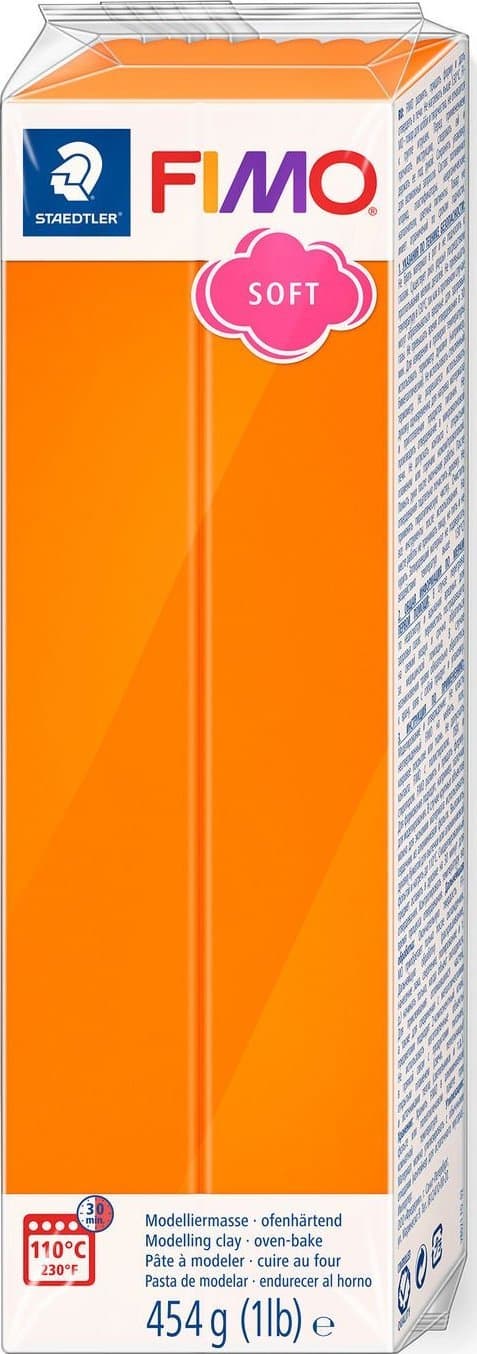 Fimo FIMO Mod.Masse Fimo soft 454g mandarin