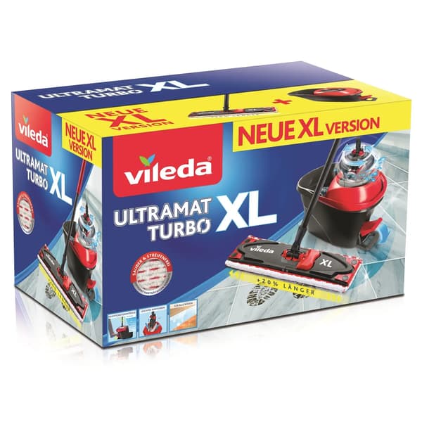 Wischer ULTRAMAX XL Turbo Komplett Box (musta/punainen)