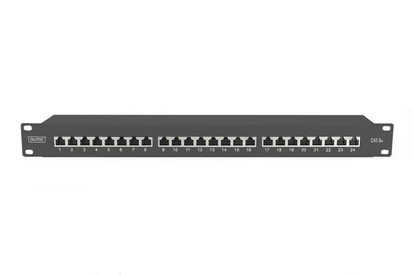 DIGITUS Professional Patch-paneeli DN-91624S-EA-B - 1U - 48,3 cm (19\")
