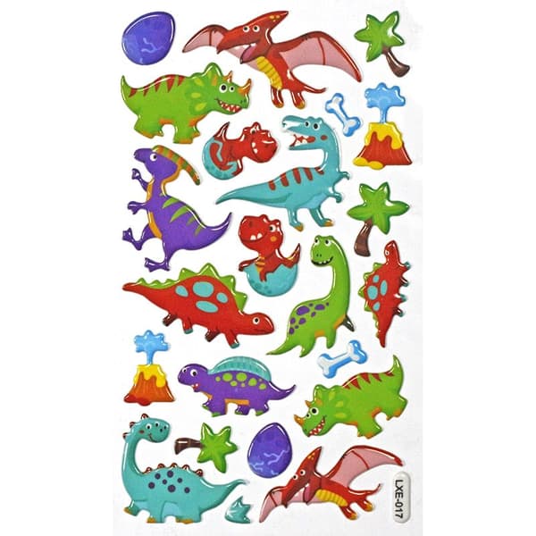 Kuperia dinosaurus tarroja 23kpl