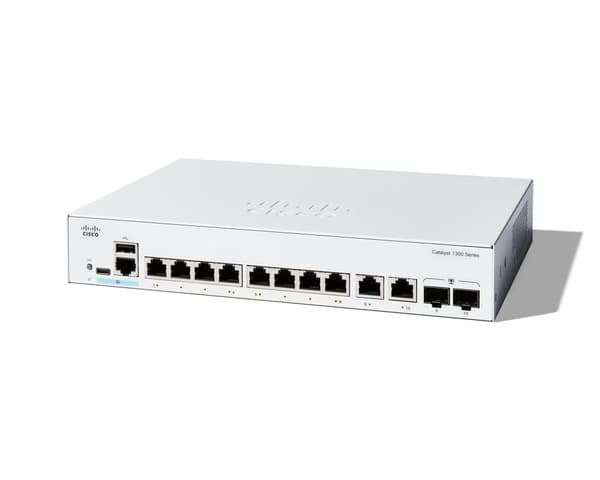 CISCO Catalyst 1300 8-portars GE Ext PS 2x1G Combo