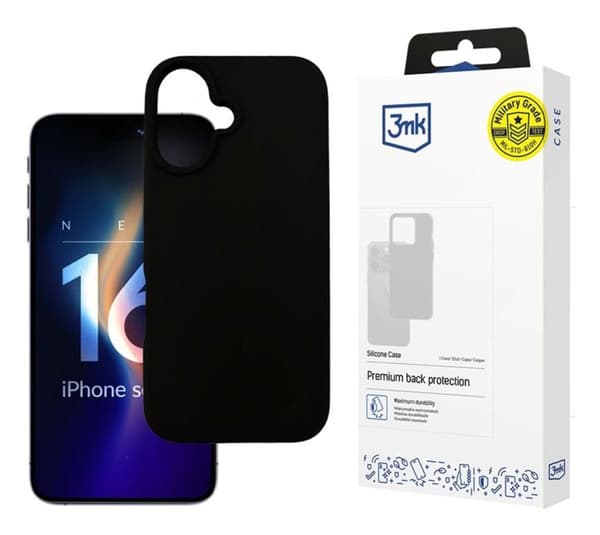 Apple iPhone 16 Plus - 3mk silikonikuori