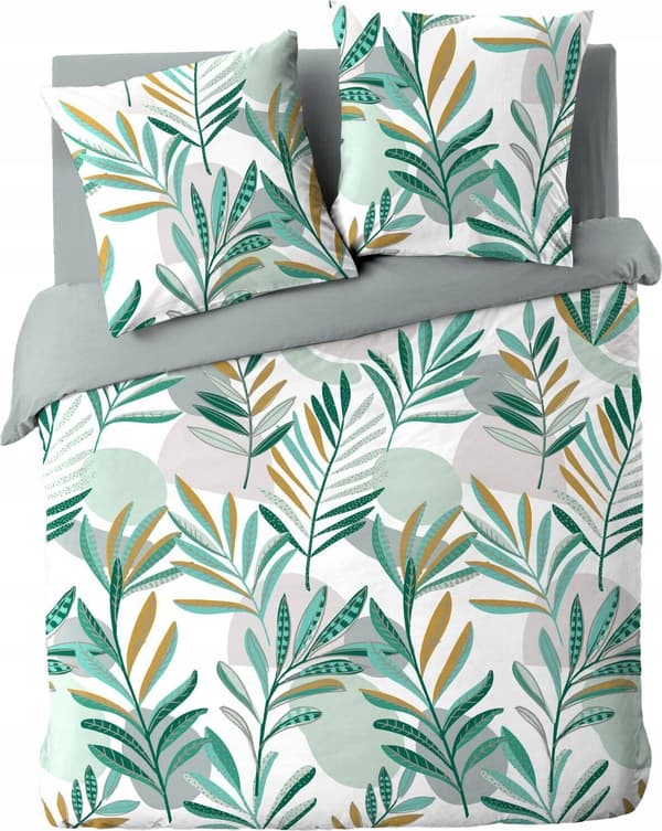 Douceur d`Interieur Bäddset med bladmönster, LOUNA, 240 x 220 cm
