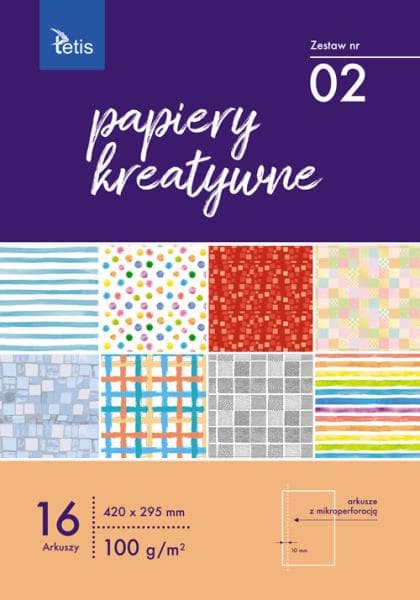 Luovat paperit A3 16 arkkia nro 02 KB031-02