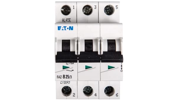 Eaton Sideafbryder 15KA FAZ-B25 3 moduler - 278849