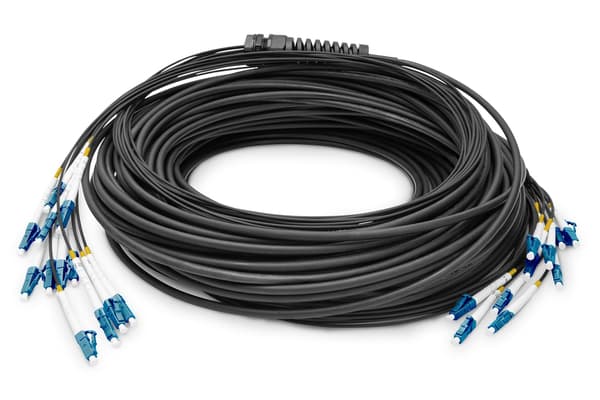 DIGITUS breakout-kabel - 50 m - sort