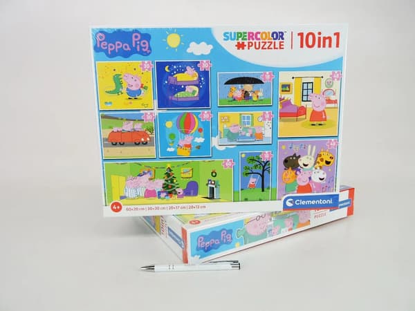 Peppa Pig pussel 18+30+48+60 bitar