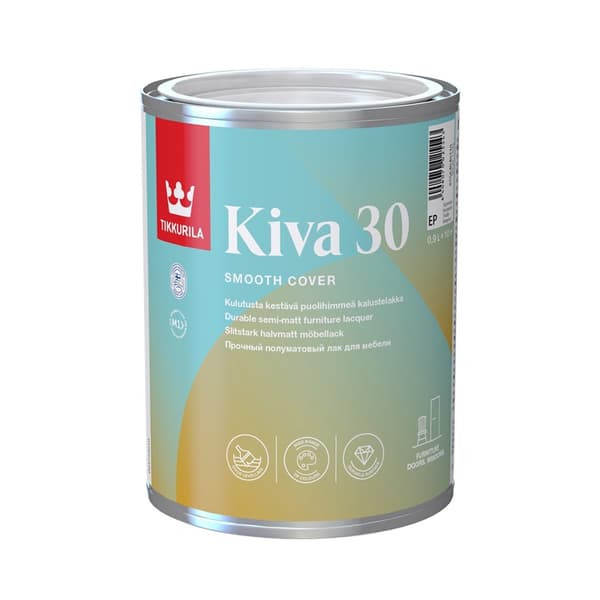 KIVA 30 MØBELLAK HALVMAT 0,9L