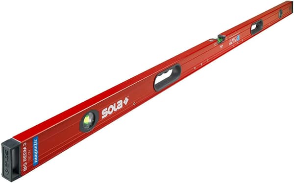 SOLA MAGNETISK VATTENPASS BIG REDM 3 200cm /0,3mm/m