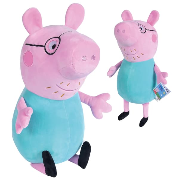 Peppa Possu Isä pehmolelu 37 cm