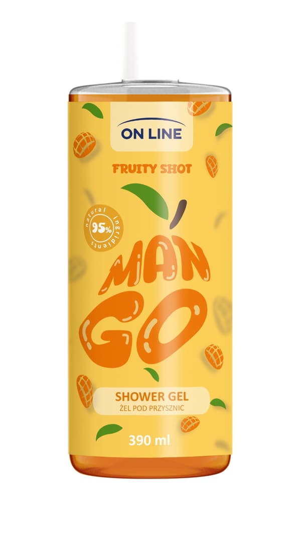 ON LINE Fruity Shot Duschgel Mango 390 ml