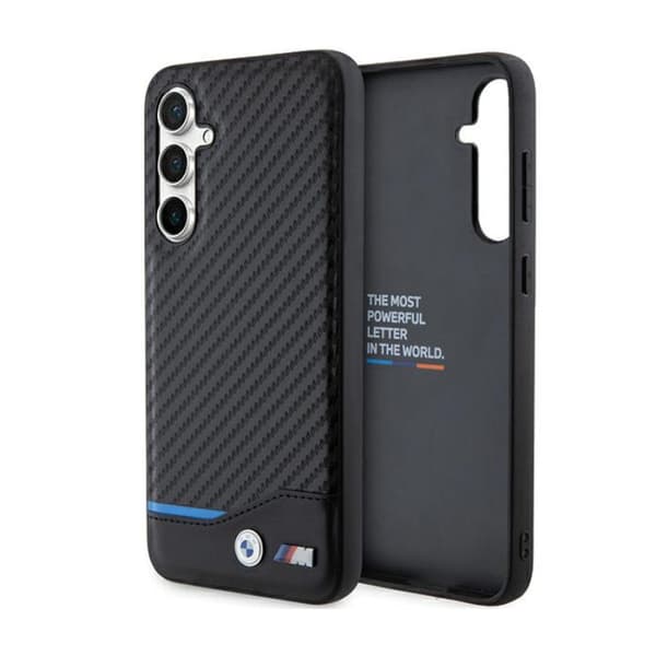 Originalt BMW Hardcase BMHCS23FE22NBCK til SAMSUNG S23 FE (Carbon / sort)
