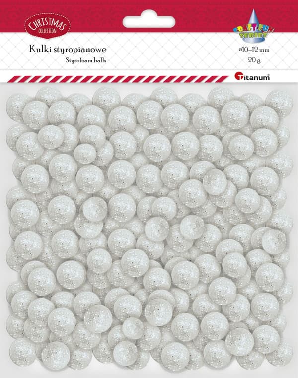 Styroxpallosekoitus valkoinen 20g