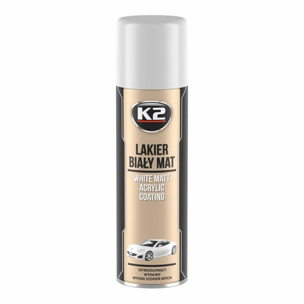 K2 AKRYLLAK HVID MAT 500ML