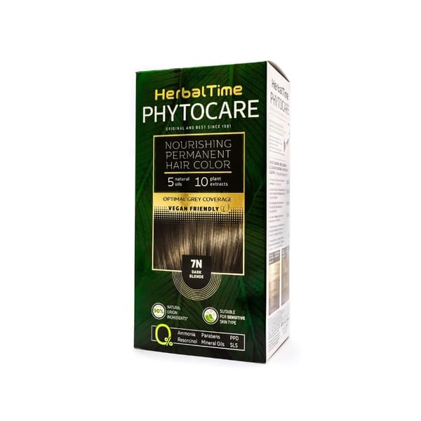HERBAL TIME Phytocare Luonnollinen hiusväri 7N Tummanvaalea