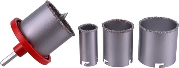 Sølv Wolfram Fræser 33-73mm 4 Dele (0550)