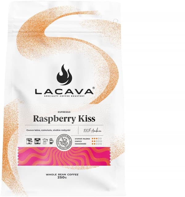 LaCava - Raspberry Kiss Espresso hela bönor kaffe 250 g