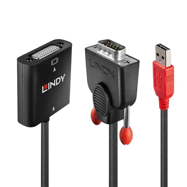 Lindy VGA-DVI-D-muunnin