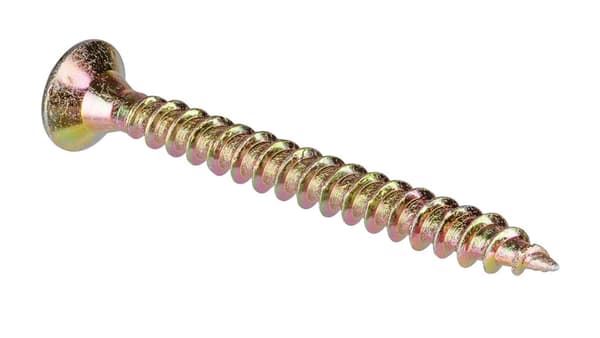 TRÆINDLÆG. GALVANISERET GUL 3.5*16MM