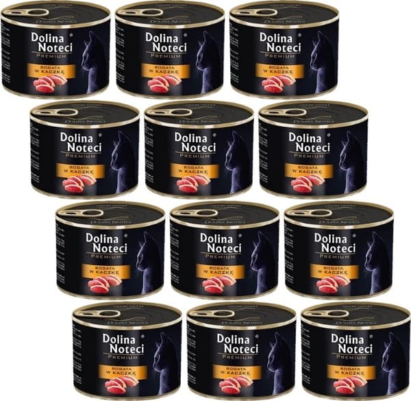 Noteci Valley Noteci Valley Premium Cat Rich in Duck Can 6x185g