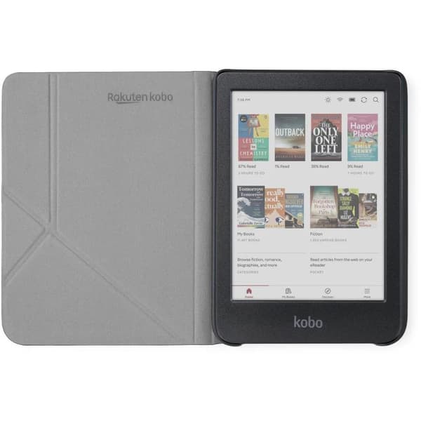 Kobo Sleepcover Clara Svart (N365-AC-BK-E-PU) (N365ACBKEPU)