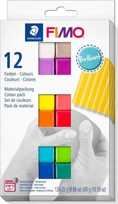 Fimo Soft 12x25g värit Brilliant
