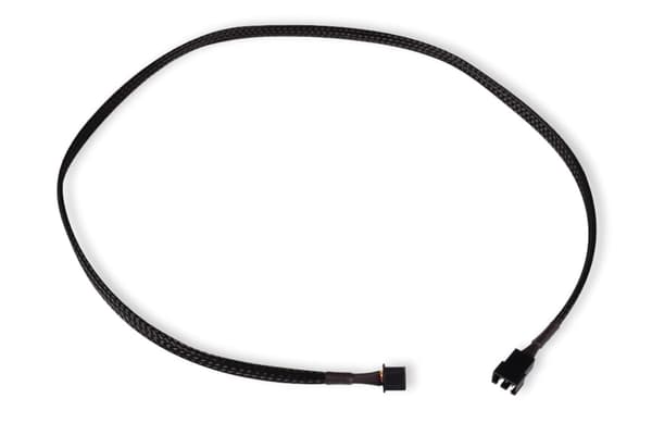 Prelocking Alphacool JST ARGB 3-pin till 3-pin, med hylsa - 60cm