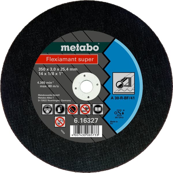Metabo Flexiamant super 350x3,0x 25,4 teräs