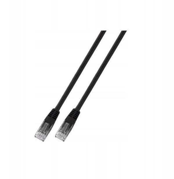 Patchkabel SecurityNet UTP kat.5e sort 1m PVC PC-5EUTPPVC-BK1