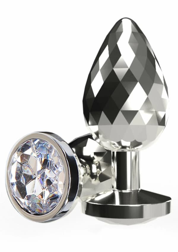 Disco Diamond Plug Stor Silver