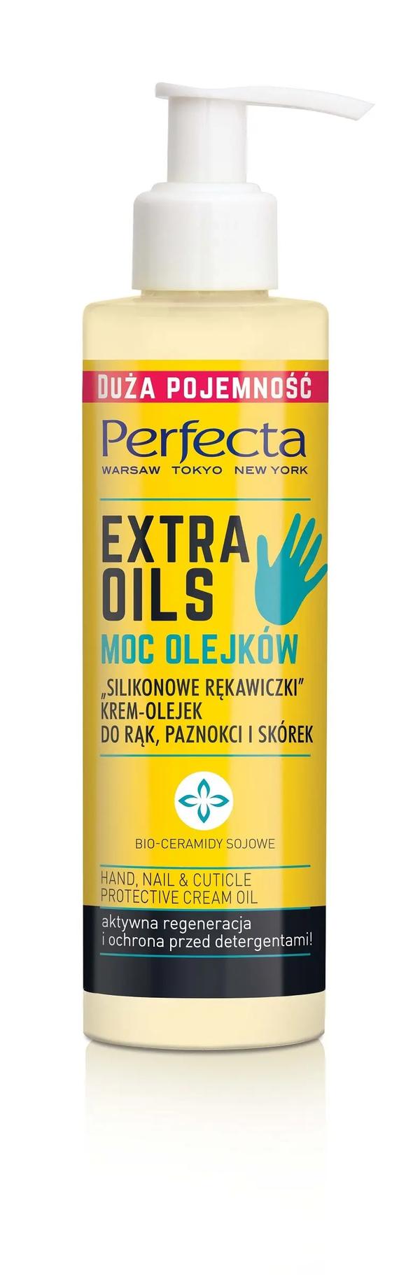 Perfecta Extra Oils Voide-öljy syöpään “Silikonikäsineet” 195ml