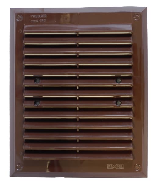 VENTILATIONSGALLER 175*215MM BRUN 832