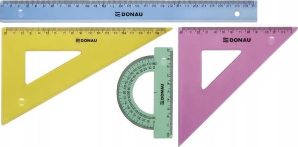 Geometriskt set stort färgglatt