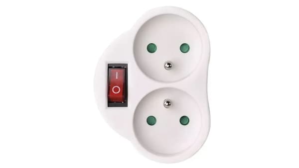 Emos Stikdetektor 2 stik med/u hvid (P0062)