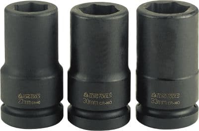 Teng Tools Slagnøgle top 6-kant 1\" 33mm lang (114920408)
