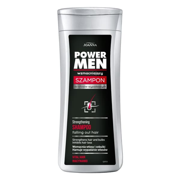 JOANNA Power Men Styrkende Shampoo til Hårlængde 200 ml
