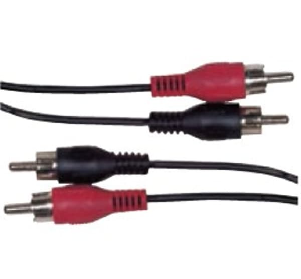 Schwaiger audio cinch-kaapeli liitäntäkaapeli 10m musta