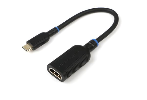 MicroConnect USB-C till HDMI-adapter, 0.2m, Svart