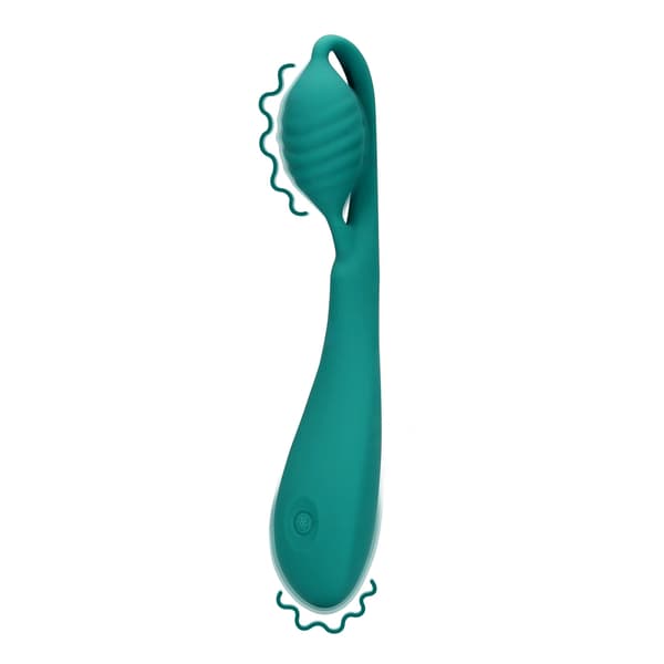 Loveline Perleforstærket Blue Grass G-punkt Præcisionsvibrator
