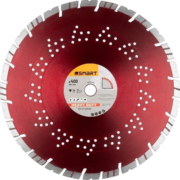 Smart diamantklinge kraftig 400x25.4mm SM-10-400HD