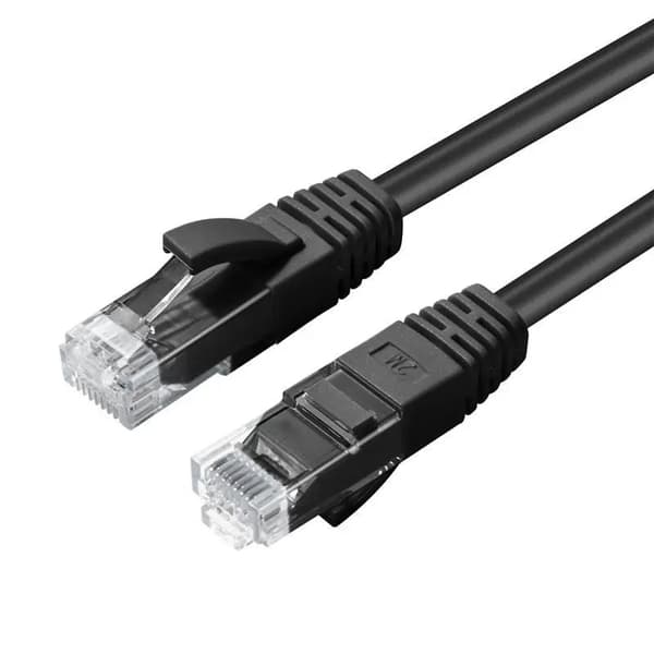MicroConnect CAT6A UTP 7,5m Sort LSZH Uskærmet Netværkskabel, LSZH, AWG26 CU