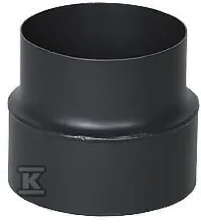 SUPPISTUS DN 200/160 MUSTA