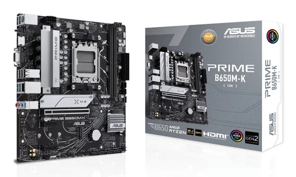 ASUS Bundkort PRIME B650M-K - micro ATX - Socket AM5 - AMD B650